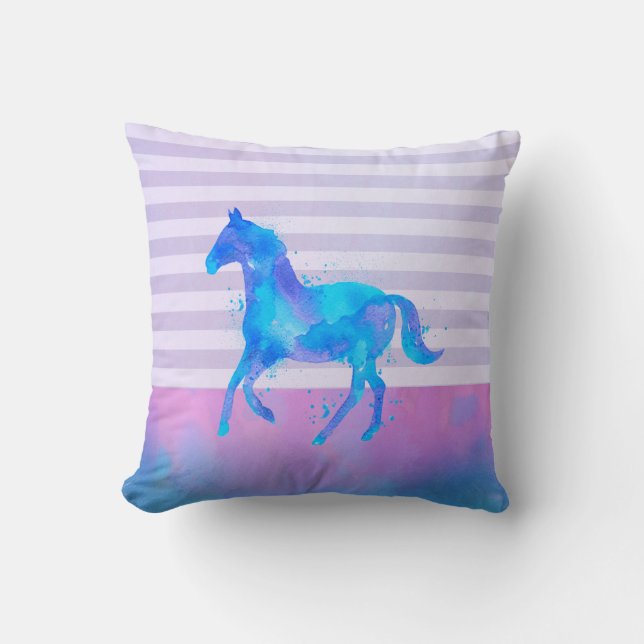 Rosa Blume Niedliches Muster Personalisiert Kissen (Vorderseite)