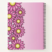 Rosa Blume Notebook für Office, School, Artist Notizblock (Rückseite)