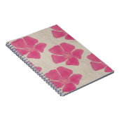 Rosa Blume Notebook Notizblock (Rechte Seite)