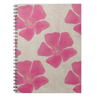Rosa Blume Notebook Notizblock