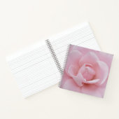 Rosa Blume Notebook Notizblock (Innenseite)