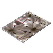 Rosa Blume Notebook Notizblock (Linke Seite)