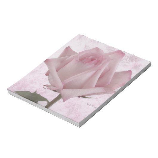 Rosa-Blume Notizblock (Rotiert)