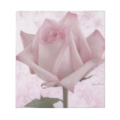 Rosa-Blume Notizblock (Vorderseite)