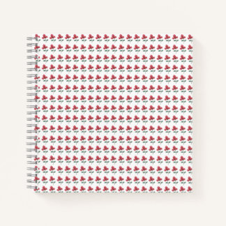 rosa Blume Notizblock