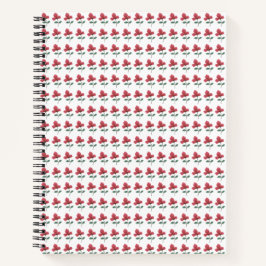 rosa Blume Notizblock