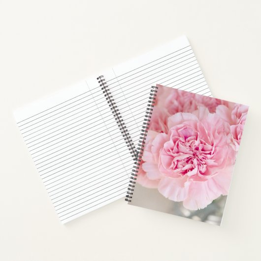 Rosa Blume Notizblock (Innenseite)