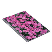 Rosa Blume Notizblock (Rechte Seite)