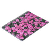 Rosa Blume Notizblock (Linke Seite)
