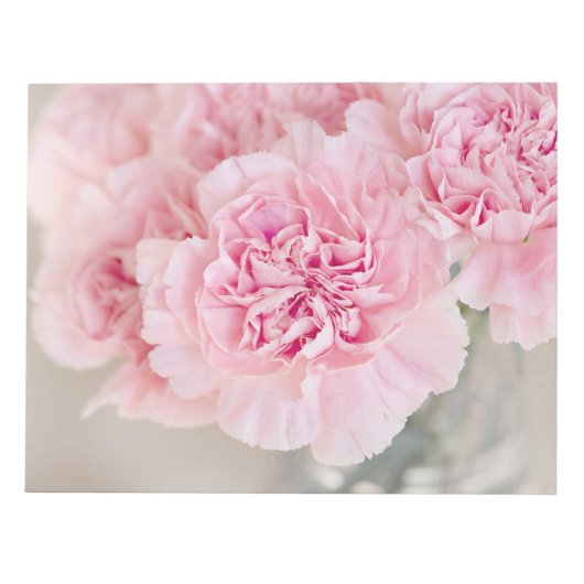 Rosa Blume Notizblock (Vorderseite)