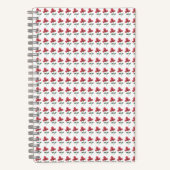 rosa Blume Notizblock (Vorderseite)