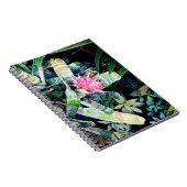 Rosa Blume Notizblock (Rechte Seite)