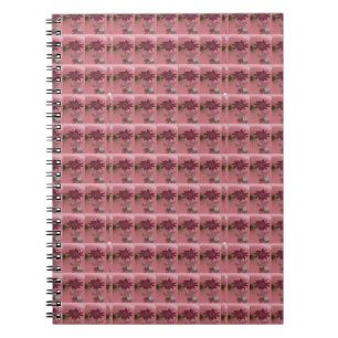 Rosa Blume Notizblock