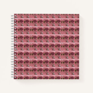 Rosa Blume Notizblock