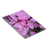 Rosa Blume Notizblock (Rechte Seite)
