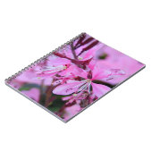 Rosa Blume Notizblock (Linke Seite)