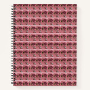 Rosa Blume Notizblock