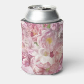 Rosa Blume Ölgemälde: zart Dosenkühler (Kanne Rückseite)