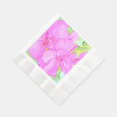 Rosa Blume Papier Napkins Serviette (Ecke)