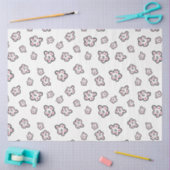 rosa Blume-Papiertaschentuch Seidenpapier (Basteln)