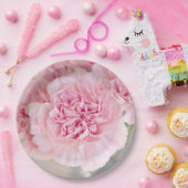 Rosa Blume Pappteller (Party)