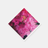 Rosa Blume Party Serviette (Ecke)