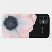 Rosa Blume Personalisiert Case-Mate iPhone Hülle (Rückseite (Horizontal))