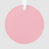 Rosa Blume Personalisierte Godtochter Taufe Ornament (Rückseite)