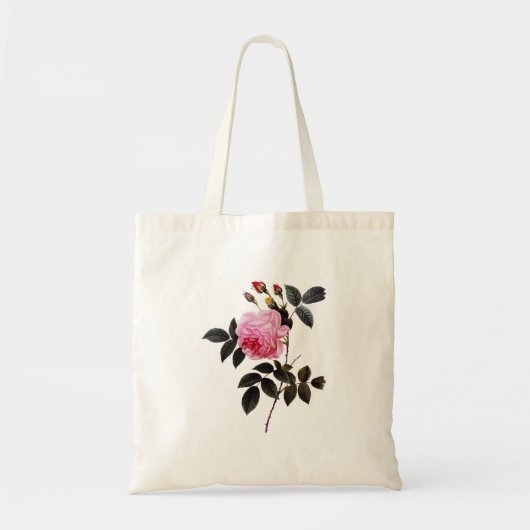 Rosa Blume, Pierre Joseph Redouté Tragetasche (Vorne)