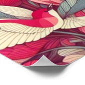 Rosa Blume Poster (Ecke)