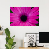 rosa Blume Poster (Heimbüro)