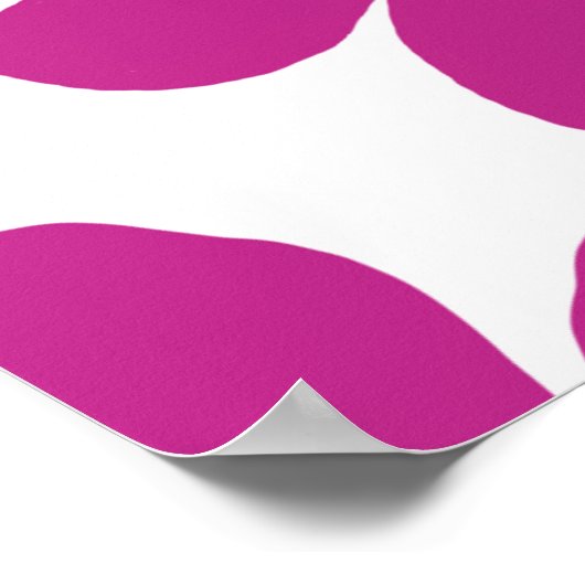 Rosa Blume Poster (Ecke)