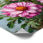 Rosa Blume Poster (Ecke)