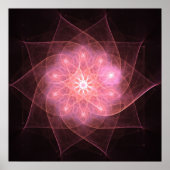 Rosa Blume - Poster (Vorne)