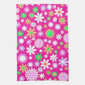 Rosa Blume Power Küchentuch (Vertikal)
