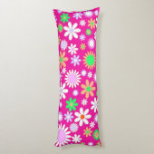 Rosa Blume Power Seitenschläferkissen (Rückseite (Vertikal))