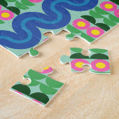 Rosa Blume - Puzzle (Seite)