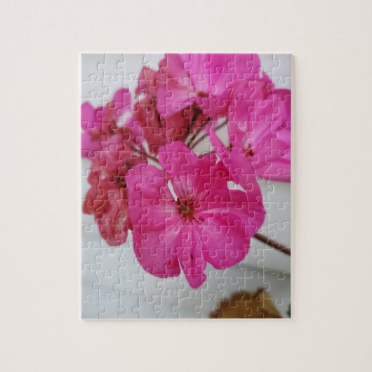 Rosa Blume Puzzle (Vertikal)