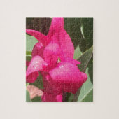 Rosa Blume Puzzle (Vertikal)