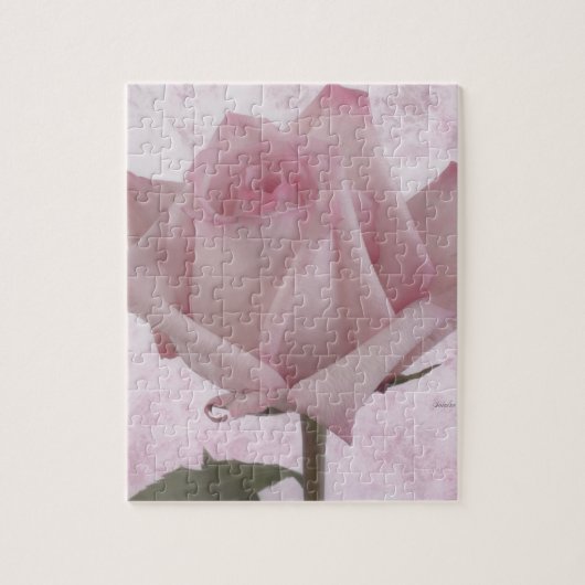 Rosa-Blume Puzzle (Vertikal)