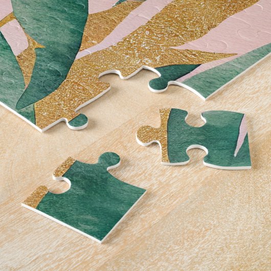 Rosa Blume Puzzle (Seite)