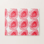Rosa Blume Puzzle (Horizontal)