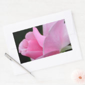 Rosa Blume Rechteckiger Aufkleber (Umschlag)