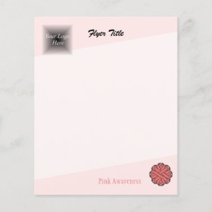 Rosa Blume Ribbon von Kenneth Yoncich Flyer