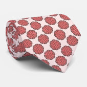 Rosa Blume Ribbon von Kenneth Yoncich Krawatte (Gerollt)