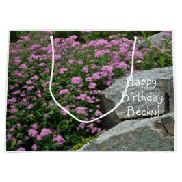 Rosa Blume Rock Garden Große Geschenktüte