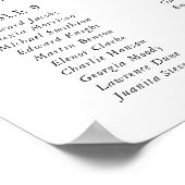 Rosa Blume, rosa Blume, Hochzeitsstift Poster (Ecke)