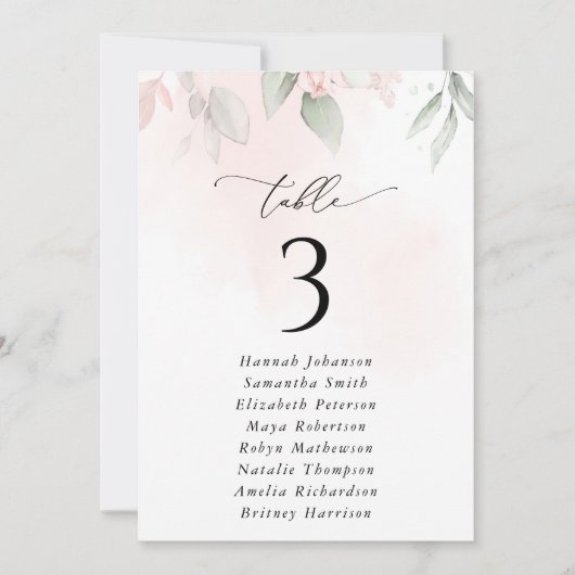 Rosa Blume, rosa Blume, Seekarten (Vorderseite)