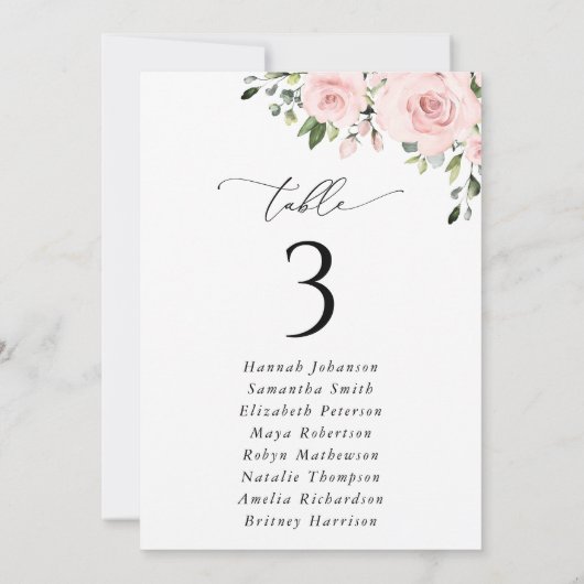 Rosa Blume, rosa Blume, Seekarten (Rückseite)