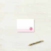 Rosa Blume Rosa Border Post-it Klebezettel (Auf Schreibtisch)